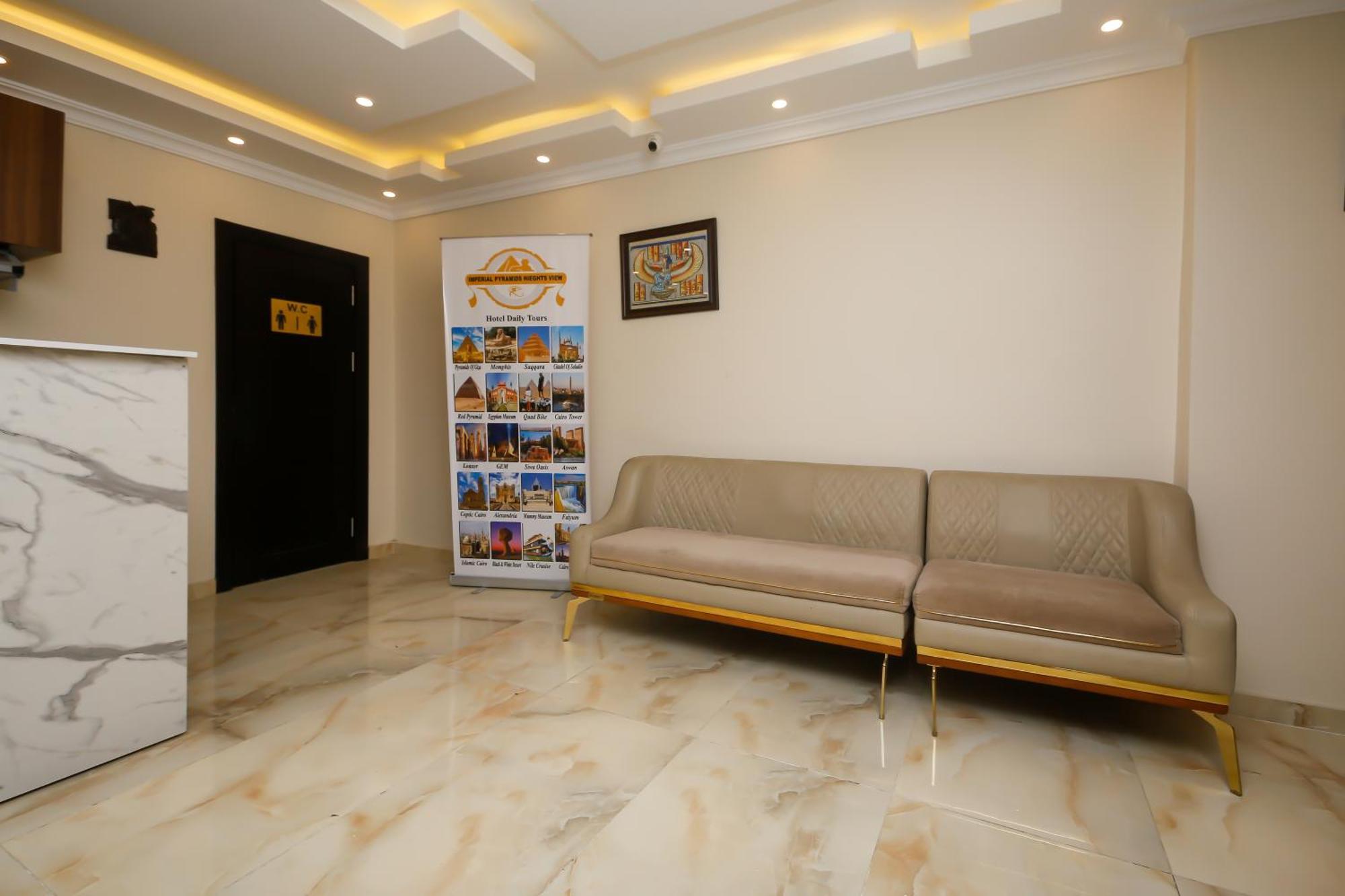 Bed and Breakfast Imperial Pyramids Heights View Nazlet el-Sîsi Esterno foto