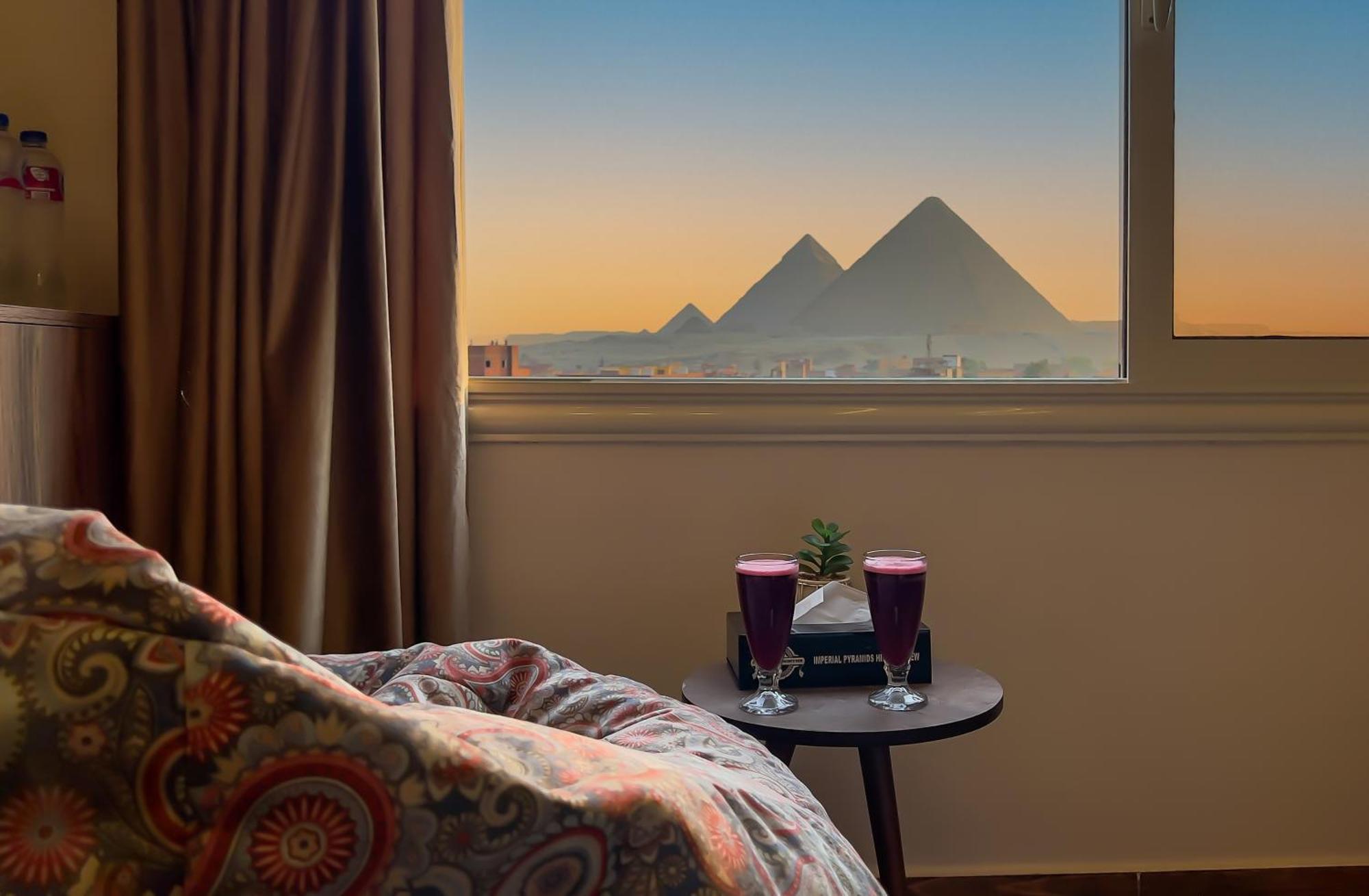 Bed and Breakfast Imperial Pyramids Heights View Nazlet el-Sîsi Esterno foto